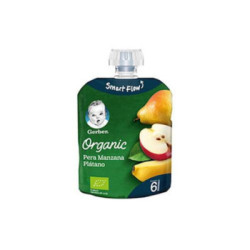 Gerber Organic Pera Manzana Platano  1 Pouch 90 G